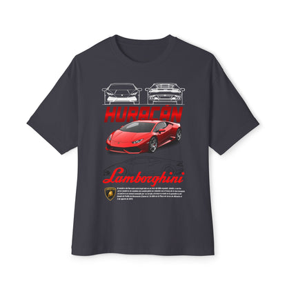 Lamborghini Huracan Graphic Tee - Unisex Oversized Boxy T-Shirt - CreativeRino
