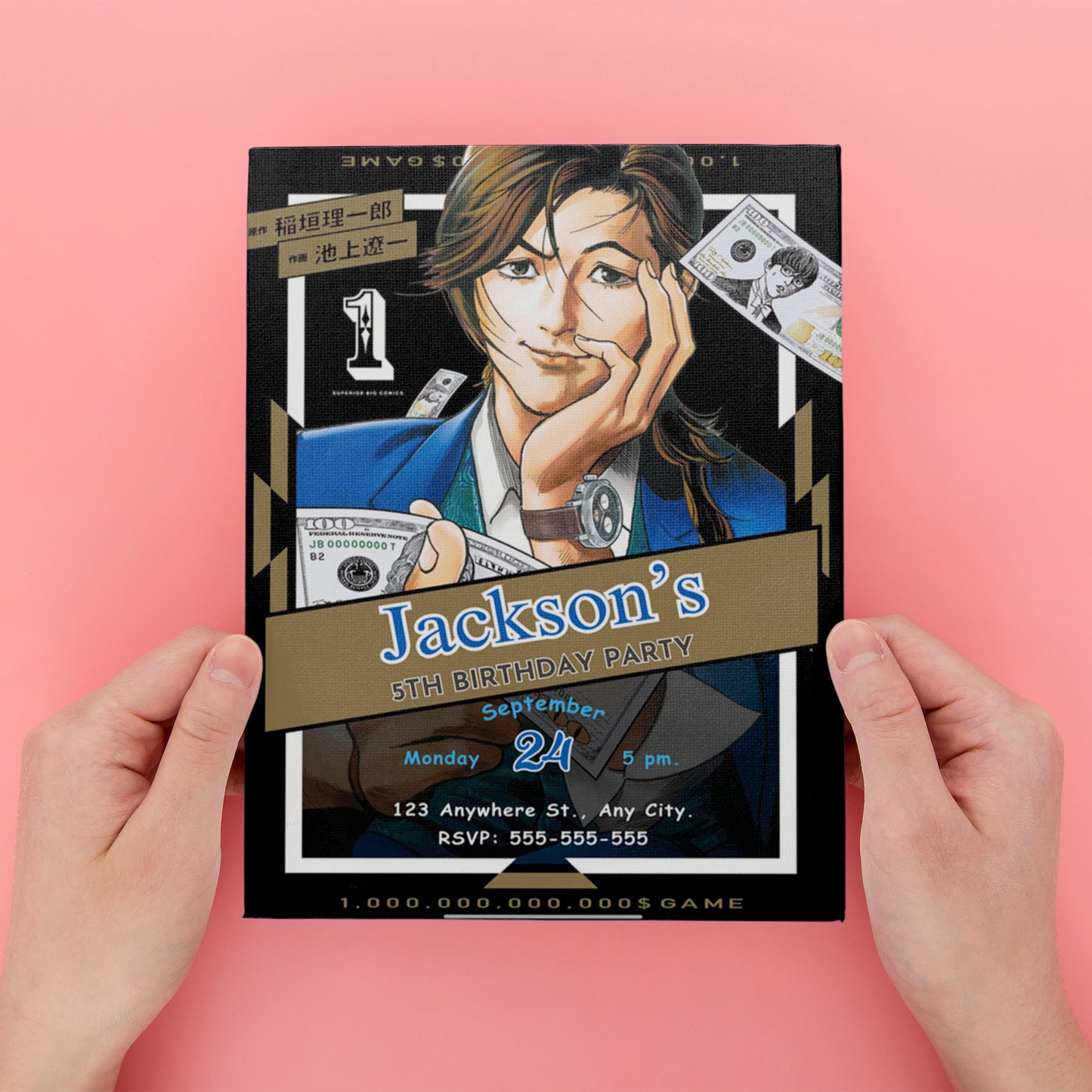 Trillion Game Birthday Invitation Template - CreativeRino