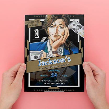 Trillion Game Birthday Invitation Template - CreativeRino