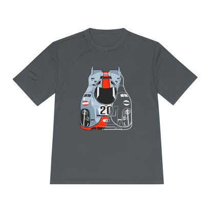 Racing Graphic Moisture Wicking Tee - Unisex Sportswear for Car Enthusiasts - CreativeRino