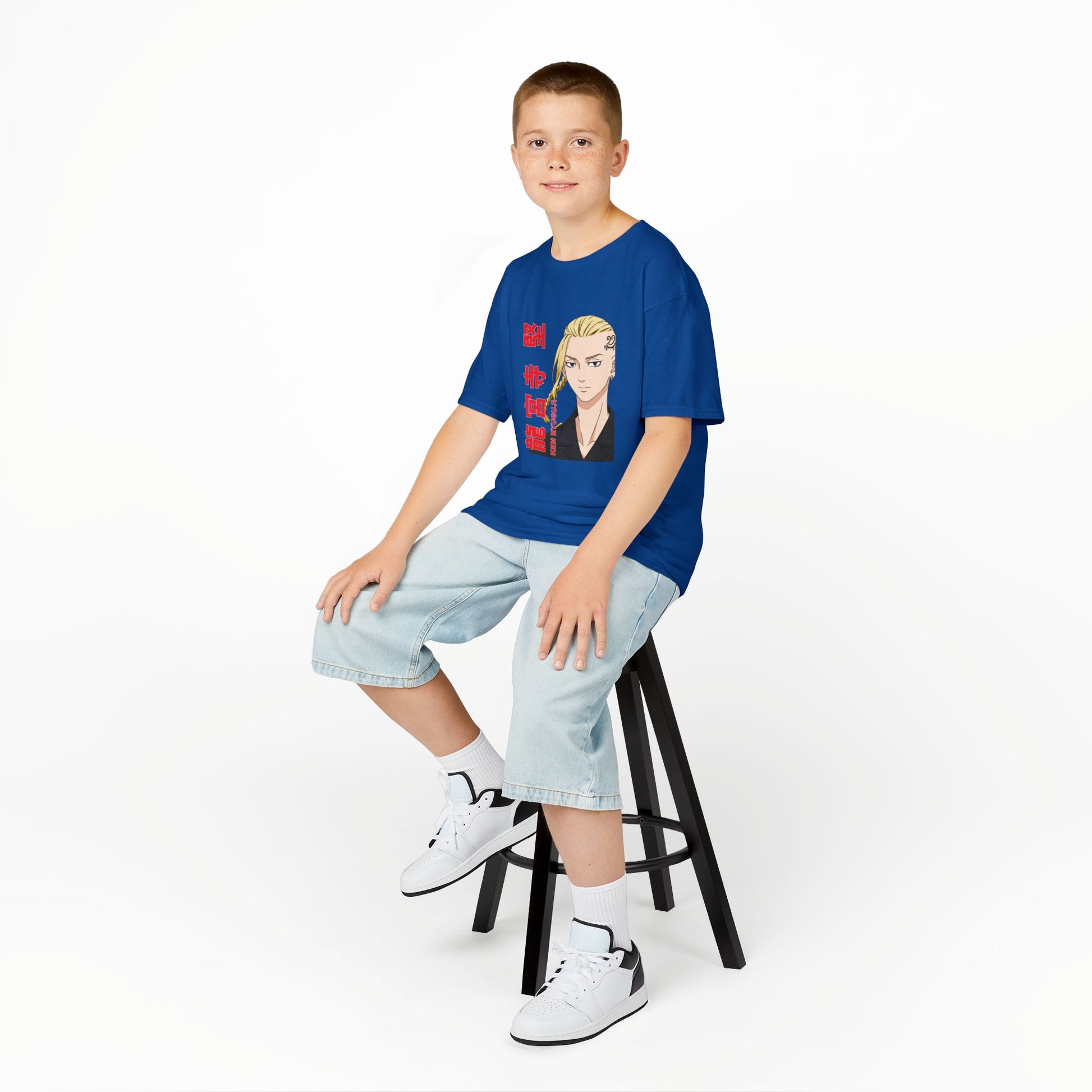 Anime-Inspired Kids Heavy Cotton™ Tee Tokyo Revengers Graphic T-shirt - CreativeRino
