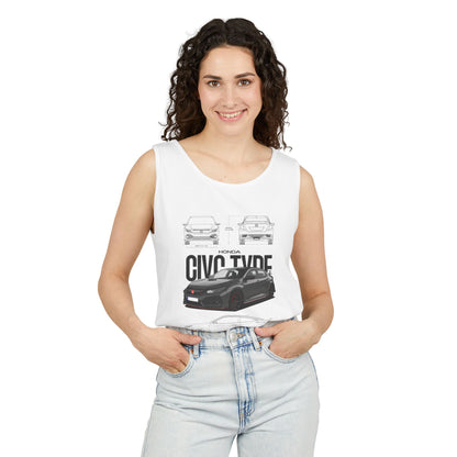 Honda Civic Type R Unisex Tank Top - Automotive Enthusiast Apparel - CreativeRino