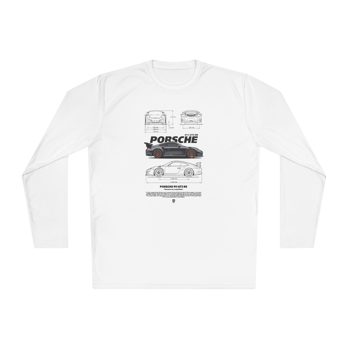 Porsche 911 GT3 RS Classic Cars Unisex Lightweight Long Sleeve Tee - CreativeRino