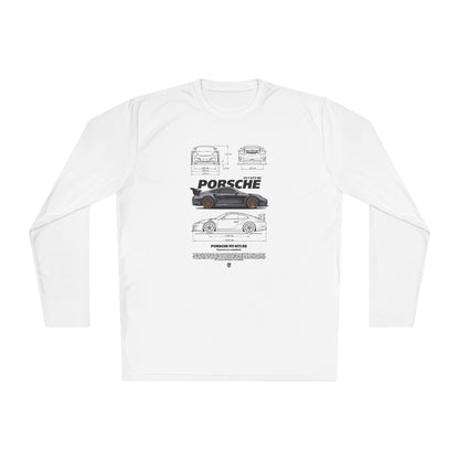 Porsche 911 GT3 RS Classic Cars Unisex Lightweight Long Sleeve Tee - CreativeRino