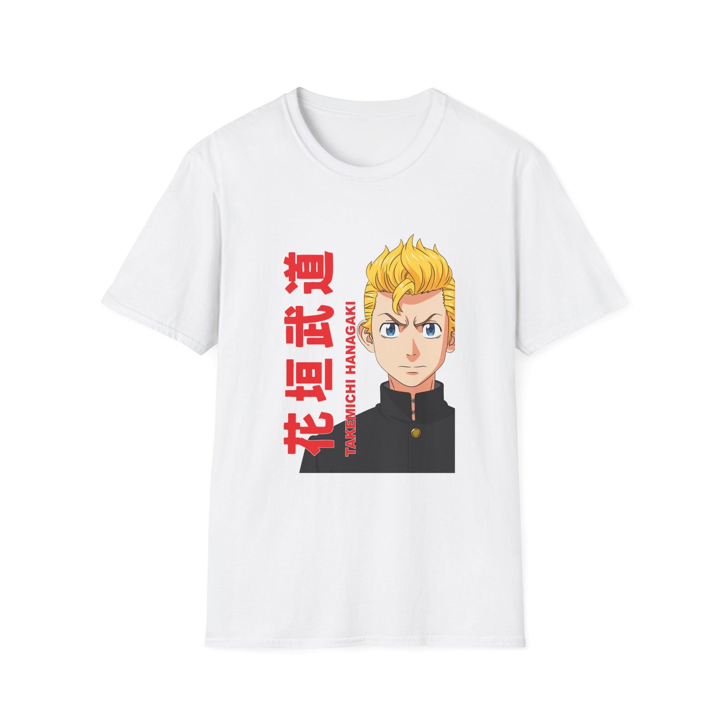 Anime Graphic Unisex Softstyle T-shirt - Tokyo Revengers Design - CreativeRino