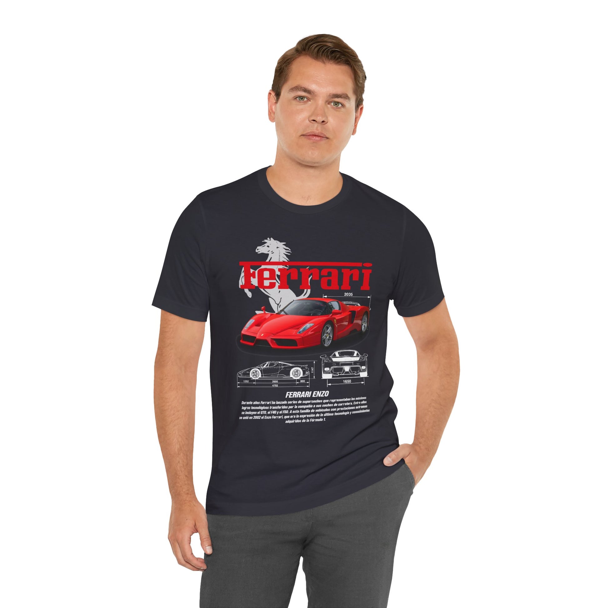 Ferrari Enzo Unisex Graphic Tee - Car Enthusiast T-shirt - CreativeRino