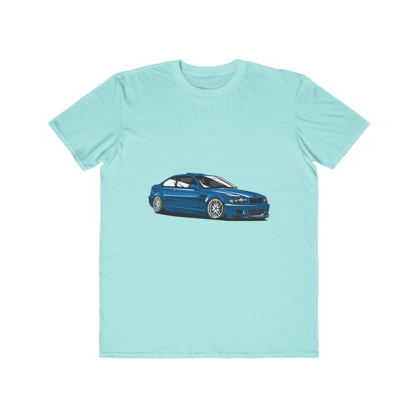 Car Fashion Tee - Cool Blue Car Graphic T-shirt - CreativeRino