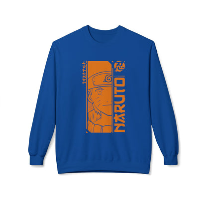 Naruto Fleece Crewneck Sweatshirt - Cozy Unisex Apparel for Anime Fans - CreativeRino