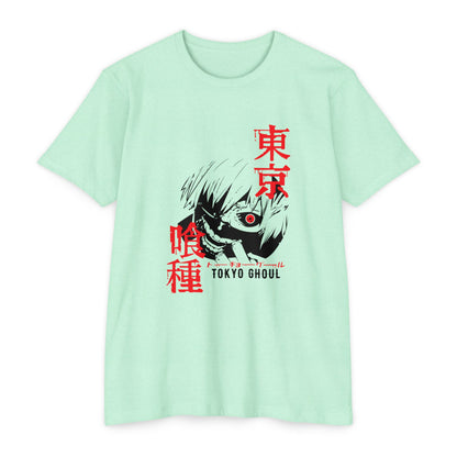 Tokyo Ghoul Unisex CVC Jersey T-shirt - Anime Graphic Tee - CreativeRino