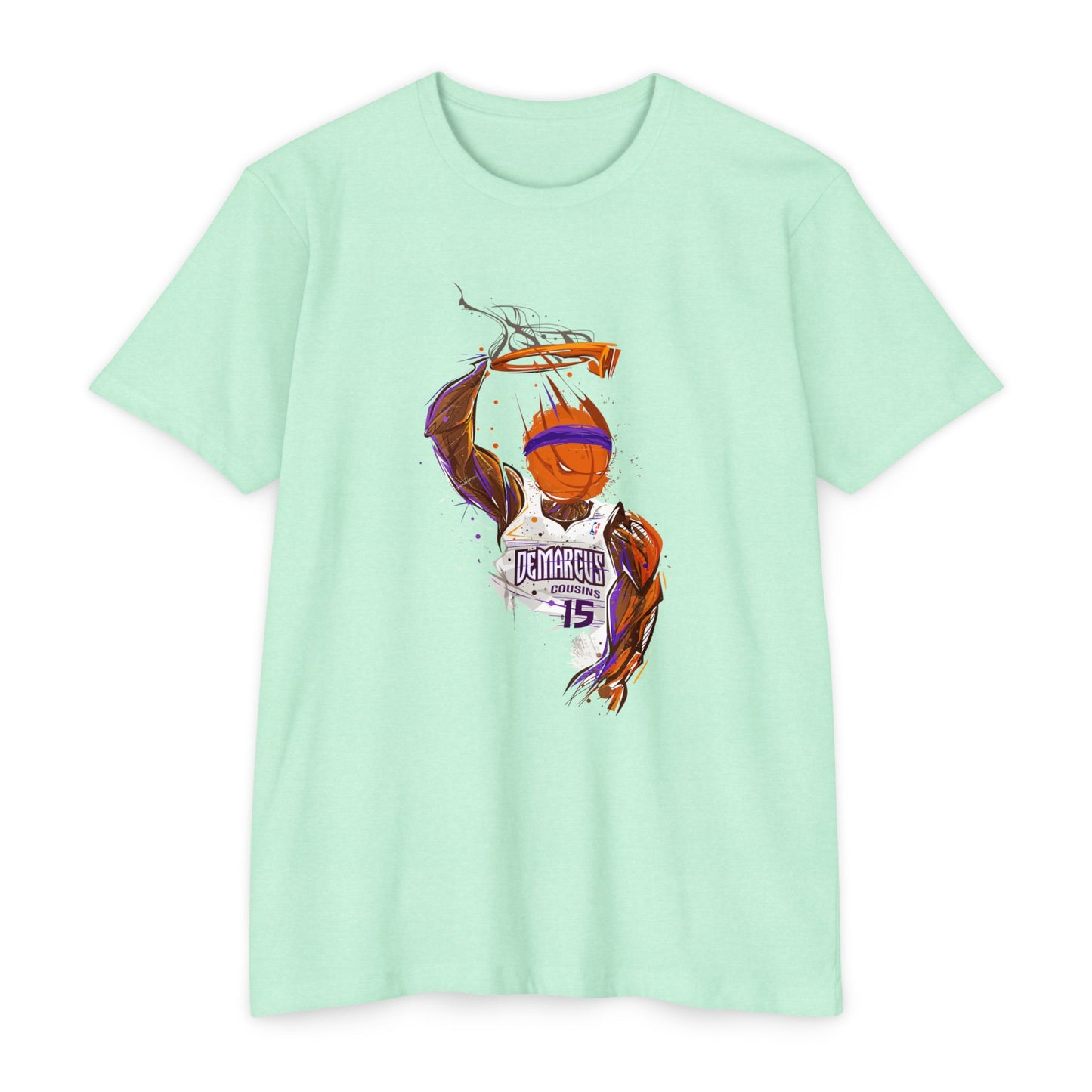 DeMarcus Cousins Basketball Graphic T-Shirt - Perfect for Sports Fans - CreativeRino