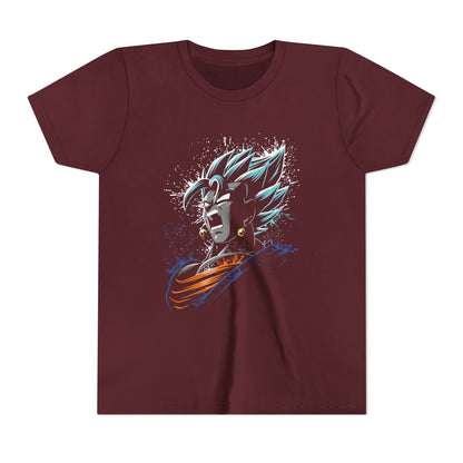 Anime Youth Short Sleeve Tee - Cool Dragon Ball  T-shirt Design for Kids - CreativeRino