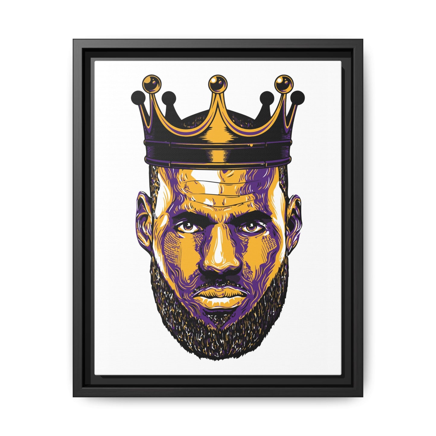 Matte Canvas, Framed (Multi-color) - CreativeRino