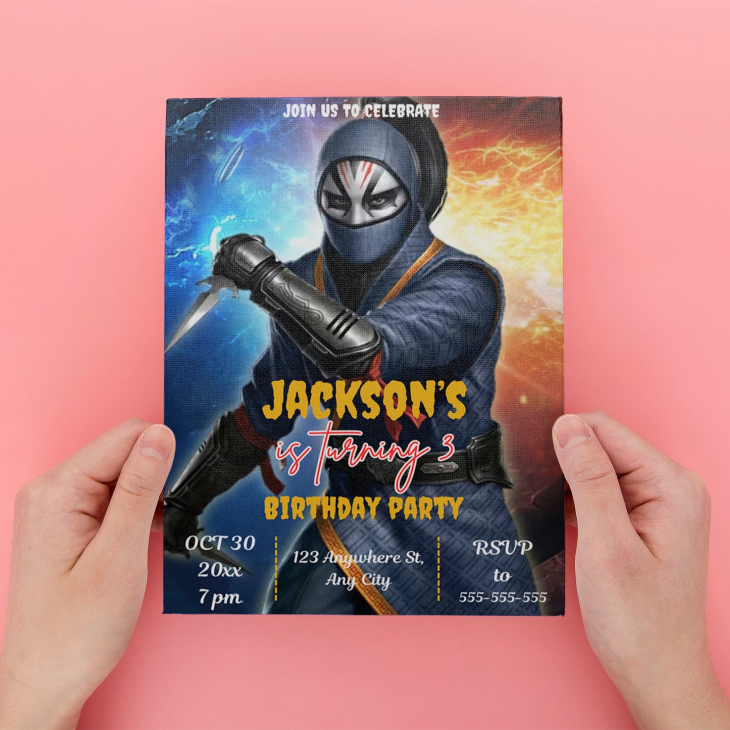 Shang-Chi and The Legend of The Ten Rings Birthday Invitation Template - CreativeRino