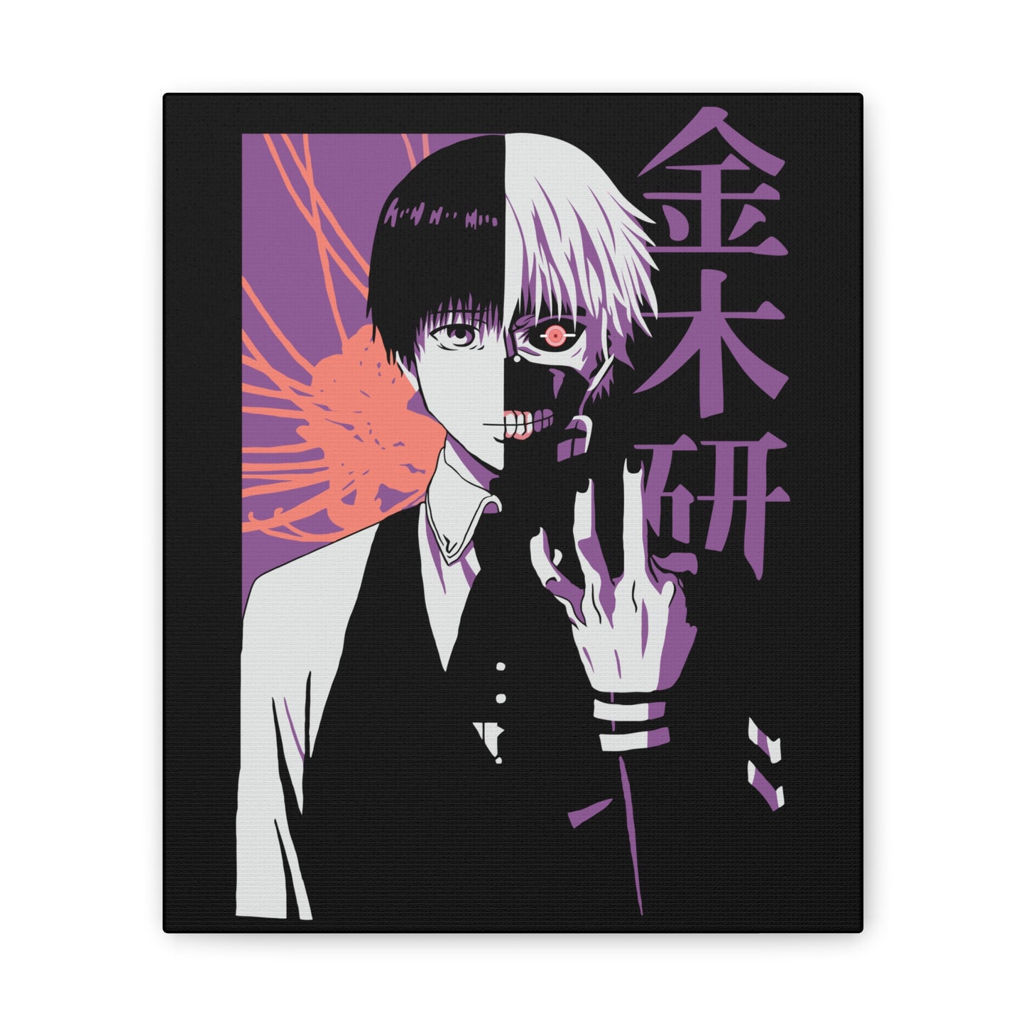 Anime Canvas Print - Tokyo Ghoul Inspired Art for Fans - CreativeRino