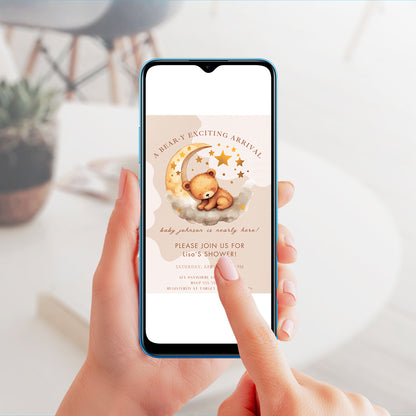 Baby Shower Invitation Template - CreativeRino