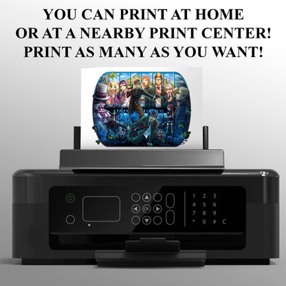 Blue Exorcist Birthday Invitation Template - CreativeRino