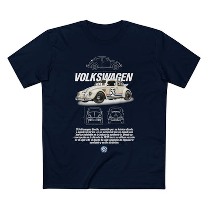 Retro Volkswagen Beetle Tee - Classic Car Lover's Staple - CreativeRino
