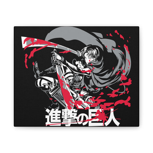 Anime Wall Art Canvas - Attack on Titan Art Print - CreativeRino