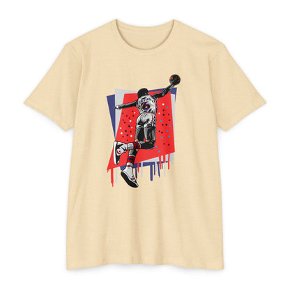 Julius Erving Basketball T-shirt - Jump Shot Design for Sports Fans - CreativeRino