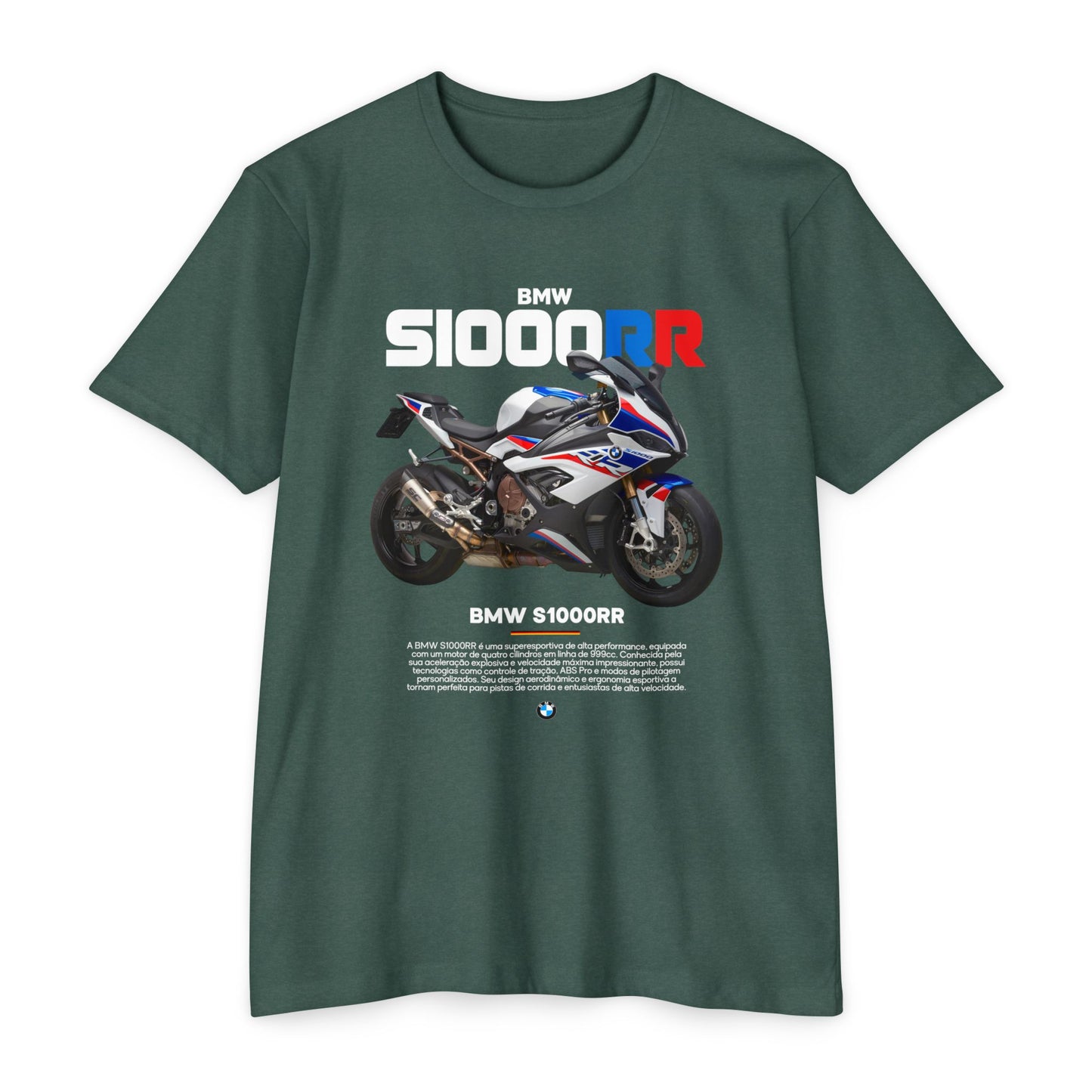 BMW S1000RR Unisex Motorcycle T-Shirt - Perfect Tshirt Gift for Riders - CreativeRino