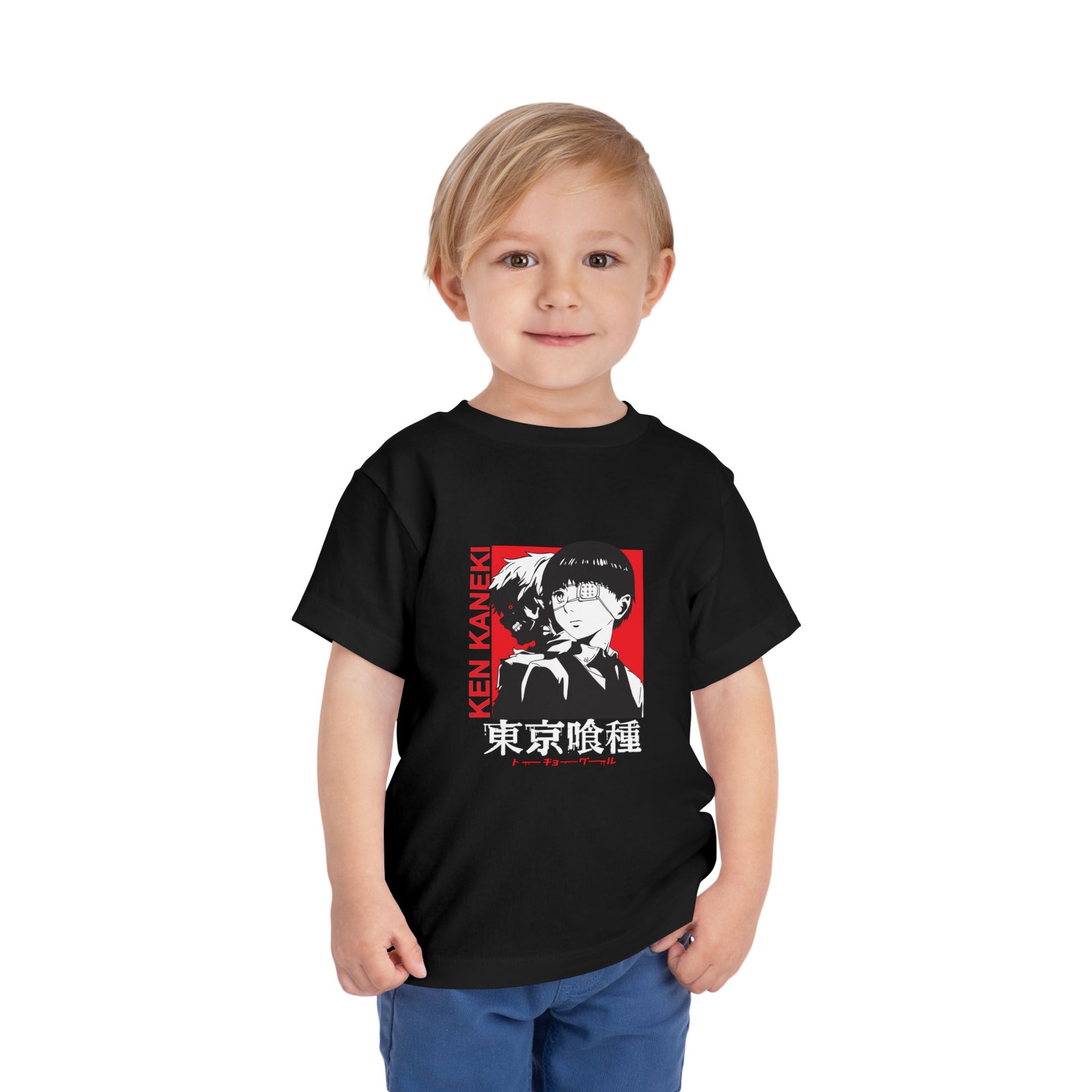 Anime Toddler Short Sleeve Tee - Tokyo Ghoul T-shirt Design - CreativeRino