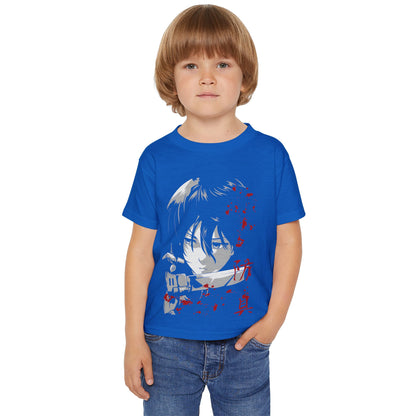 Anime-Inspired Toddler Tee - Demon Slayer T-shirt Design for Kids - CreativeRino