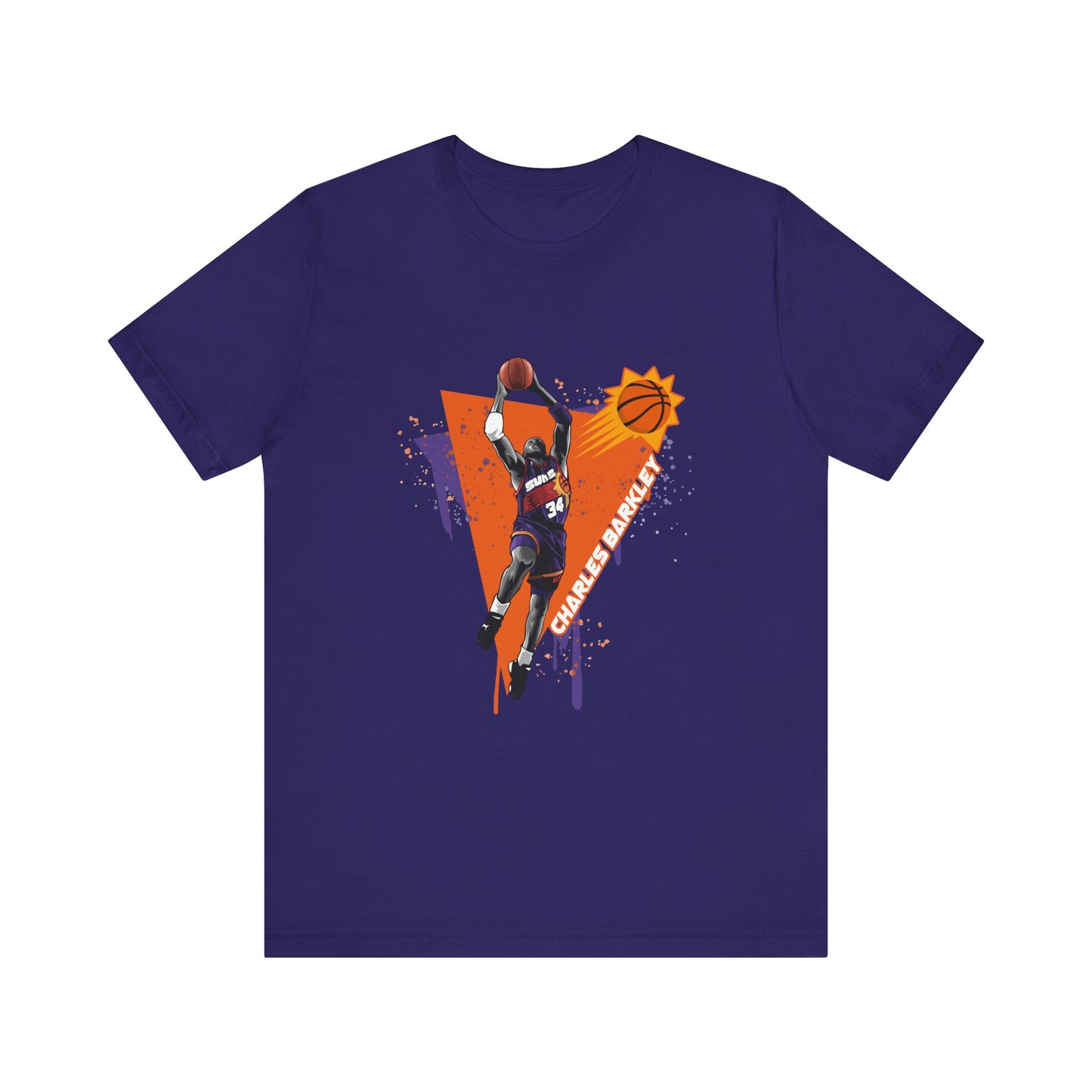 Charles Barkley Unisex Jersey Short Sleeve Tee Basketball T-shirt - CreativeRino