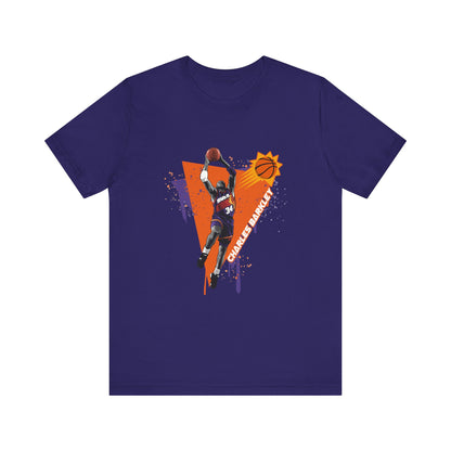 Charles Barkley Unisex Jersey Short Sleeve Tee Basketball T-shirt - CreativeRino