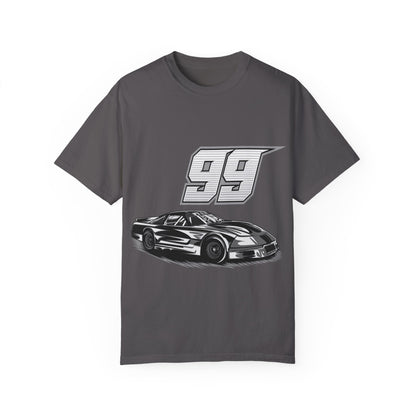 Racing Car Graphic Unisex Garment-Dyed T-shirt - CreativeRino