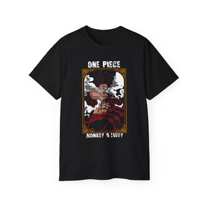 One Piece Monkey D. Luffy Tee - Unisex Ultra Cotton T-shirt for Anime Fans - CreativeRino