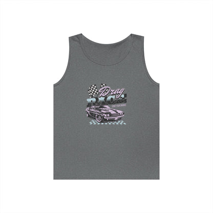 Drag Race Unisex Heavy Cotton Tank Top – Perfect T-shirt for Car Enthusiasts - CreativeRino