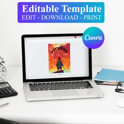 Demon Slayer Birthday Invitation Template - CreativeRino