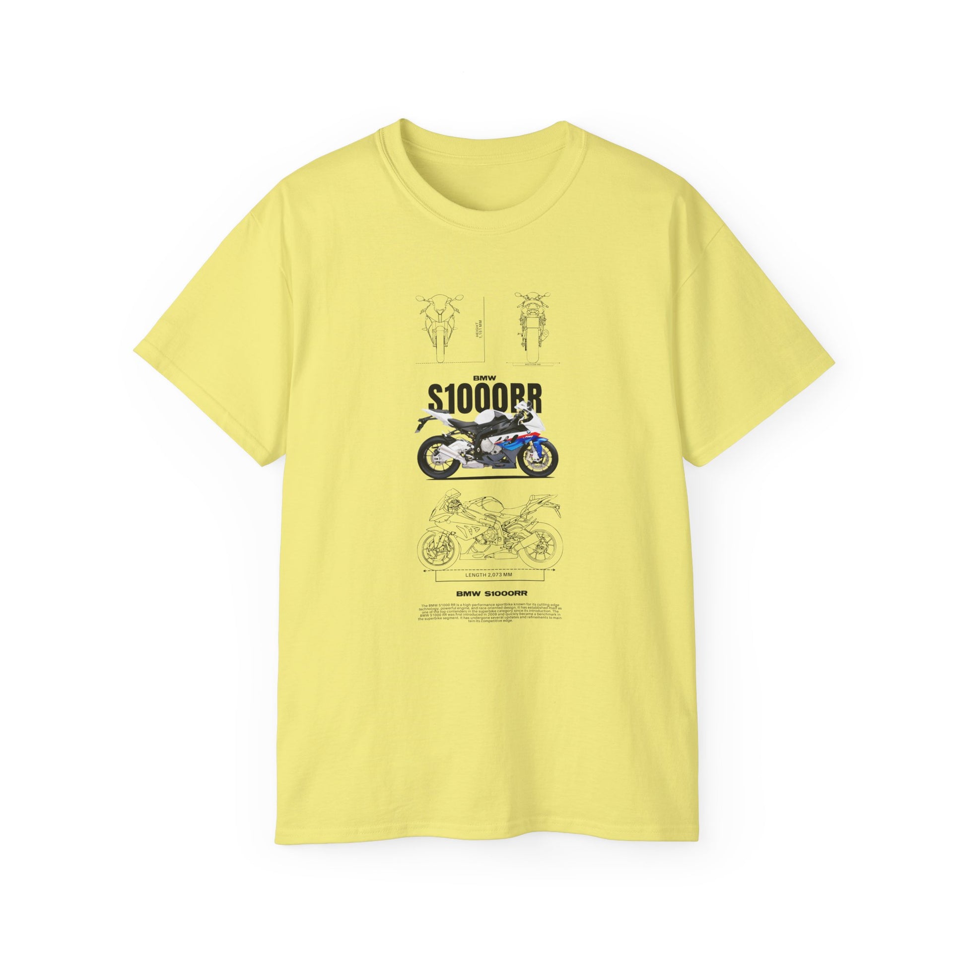 Motorcycle Enthusiast Graphic Tee - S1000RR Design for Riders T-shirt - CreativeRino