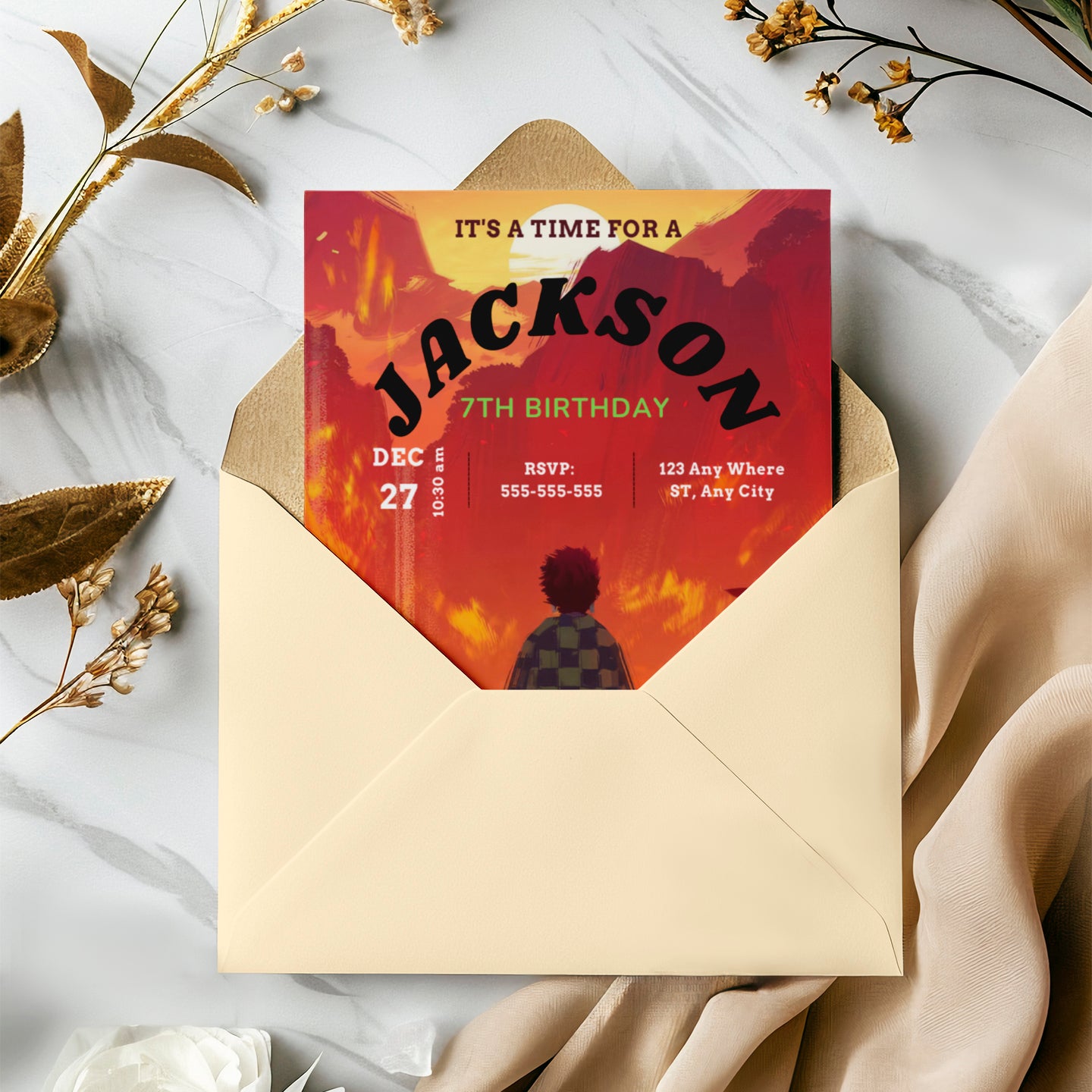 One Piece Birthday Invitation Template - CreativeRino