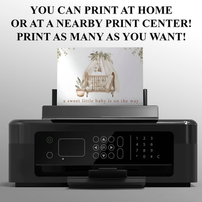 Baby Shower Invitation Template - CreativeRino