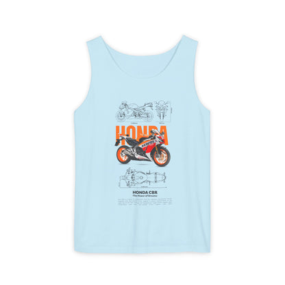 Honda CBR Enthusiast Tank Top - Retro Motorcycle Design - CreativeRino