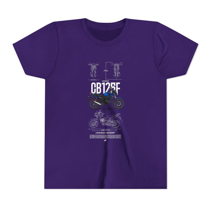 Honda CB125F Youth Motorcycle Graphic T-shirt - CreativeRino