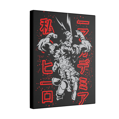 Anime Hero Canvas Art Print - My Hero Academia Perfect for Gamers & Collectors - CreativeRino