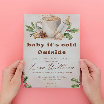 Baby Shower Invitation Template - CreativeRino