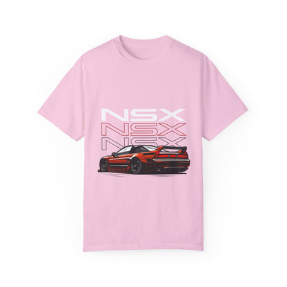 NSX Unisex Garment-Dyed T-Shirt - Retro Car Enthusiast Apparel - CreativeRino