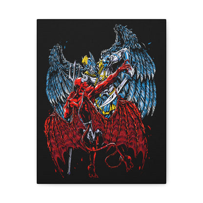 Epic Fantasy Art Canvas Print, Wall Decor, Unique Gift for Gamers, Home Decoration, Art Lovers, Graphic Wall Art, Gothic Artwork - CreativeRino