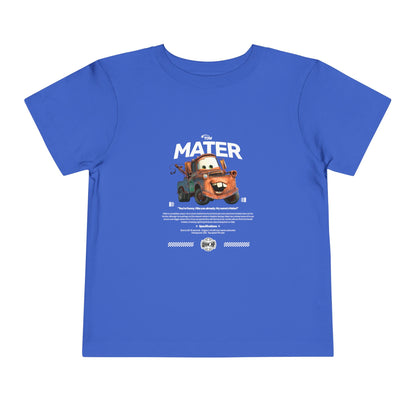 Two Mater Toddler Short Sleeve Tee - Fun Graphic T-shirt for Kids - CreativeRino