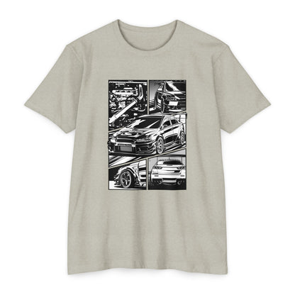Stylish Car Enthusiast T-Shirt - Unisex CVC Jersey Design - CreativeRino
