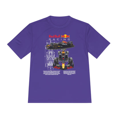 Red Bull Racing Unisex Moisture Wicking Tee for Motorsport Enthusiasts - CreativeRino