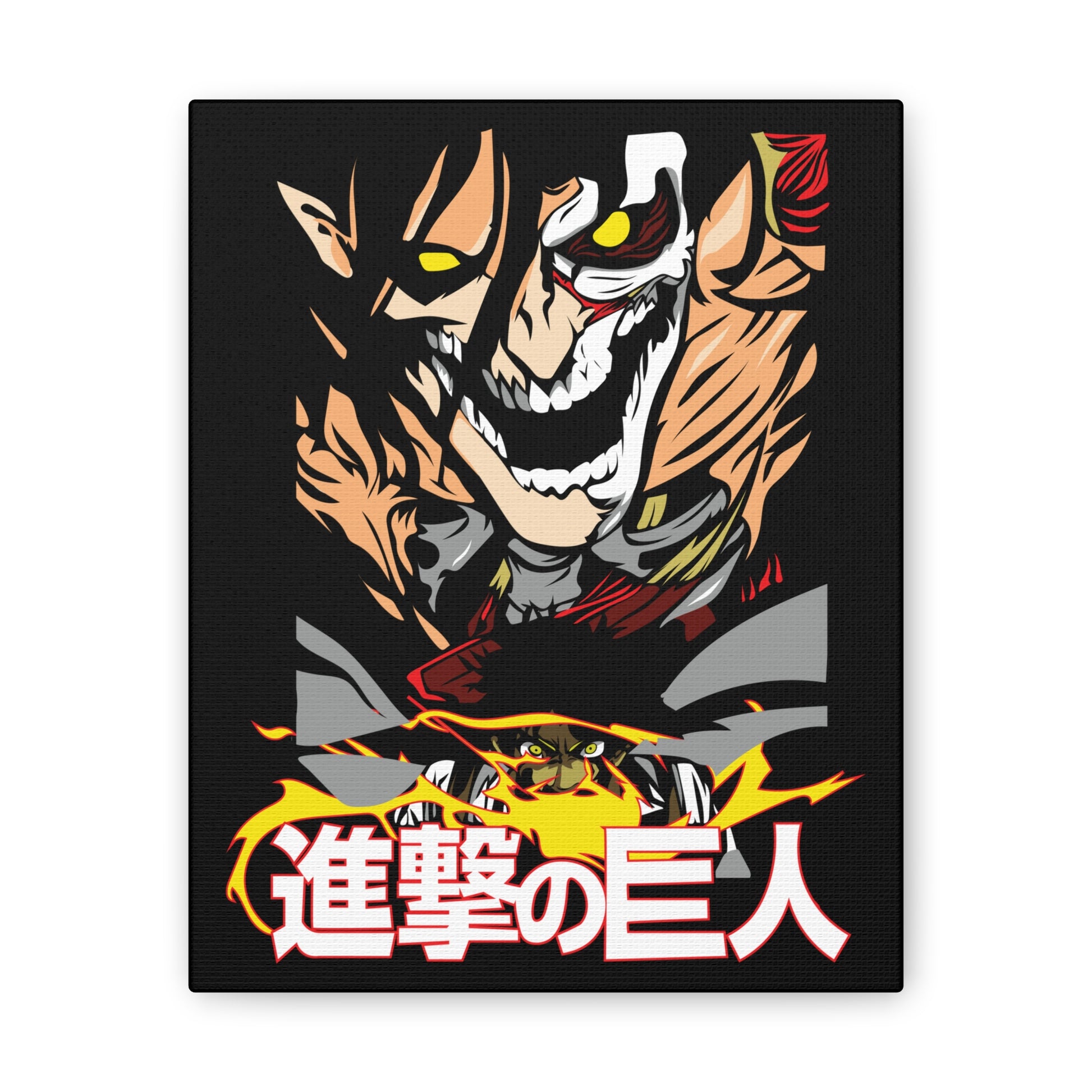 Anime Inspired Canvas Wall Art - Attack on Titan Theme - CreativeRino