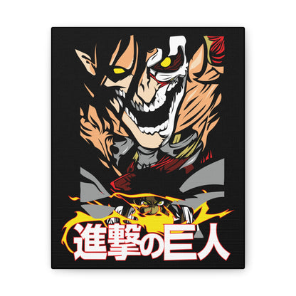 Anime Inspired Canvas Wall Art - Attack on Titan Theme - CreativeRino