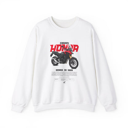 Honda CB500X Motorcycle Crewneck Sweatshirt - Unisex Heavy Blend™ - CreativeRino