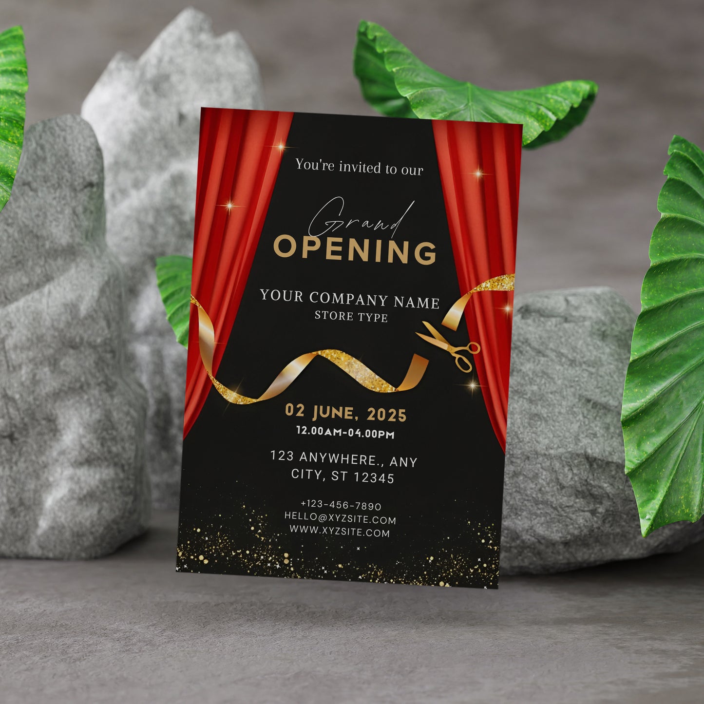 Business Grand Opening Invitation - CreativeRino