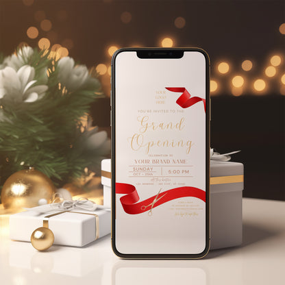 Grand Opening Invitation Template - CreativeRino