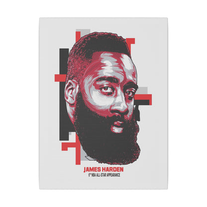 James Harden NBA All-Star Canvas Wall Art - CreativeRino